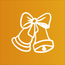 ringing bell christmas clip art icon